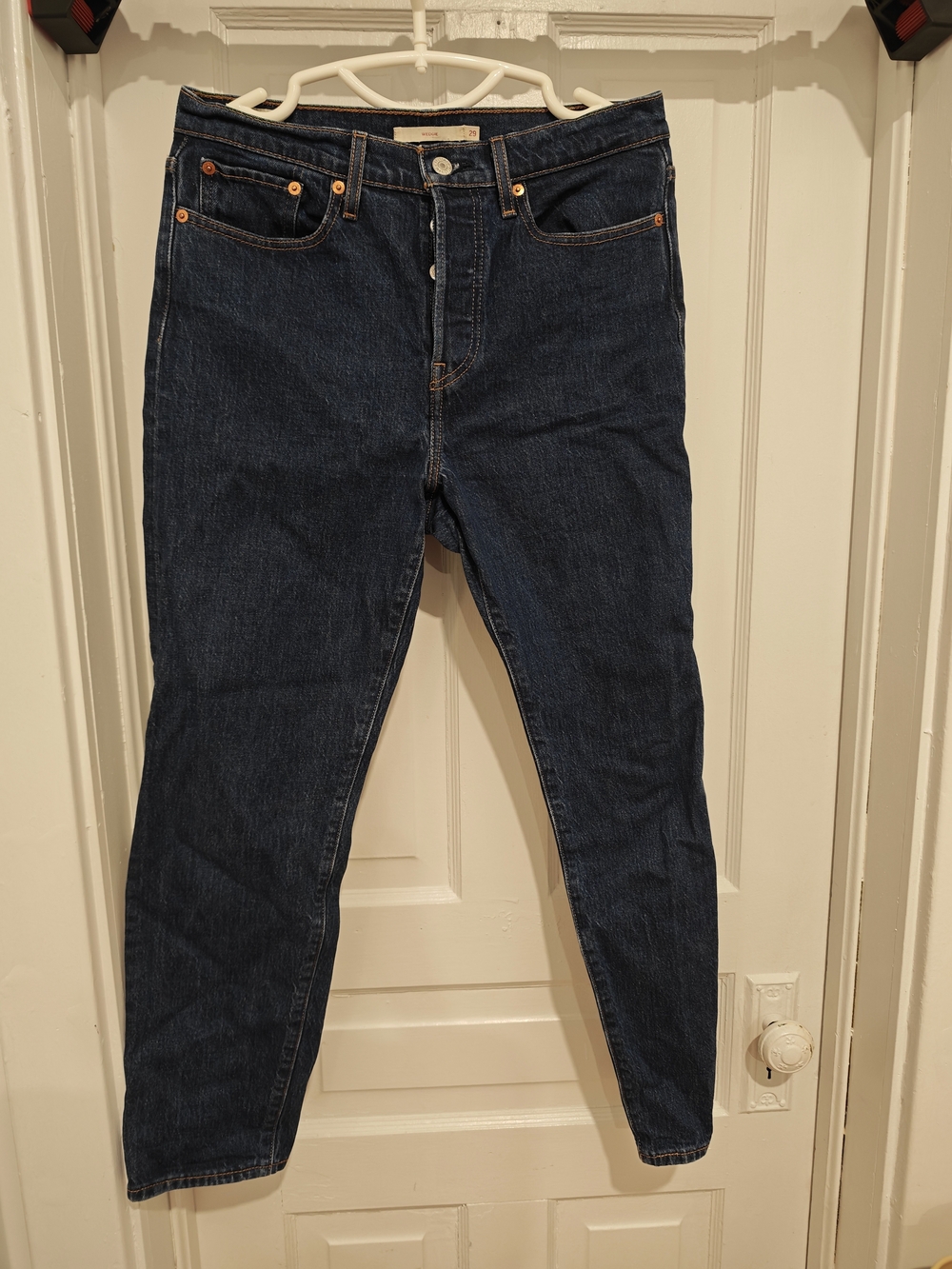 Levi's Women's Dark Blue Straight-Leg Jeans